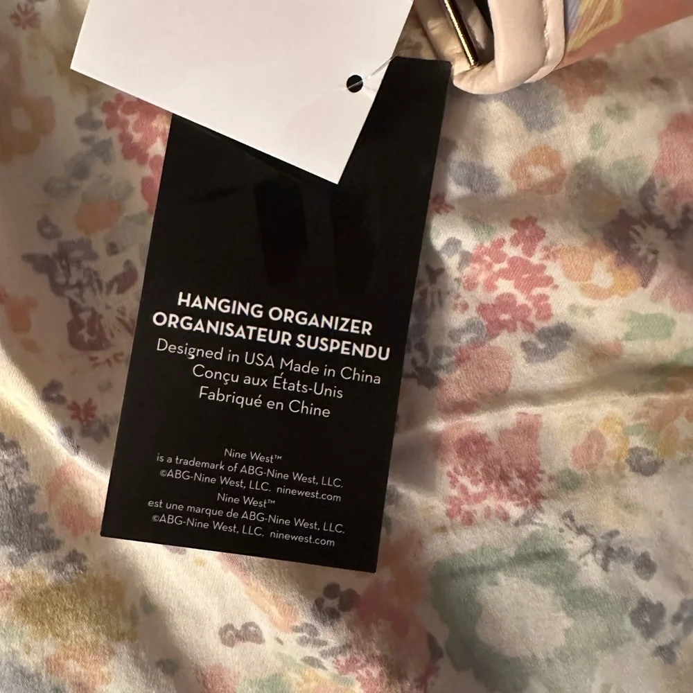 Nine West Pastel Floral Cosmetic Case